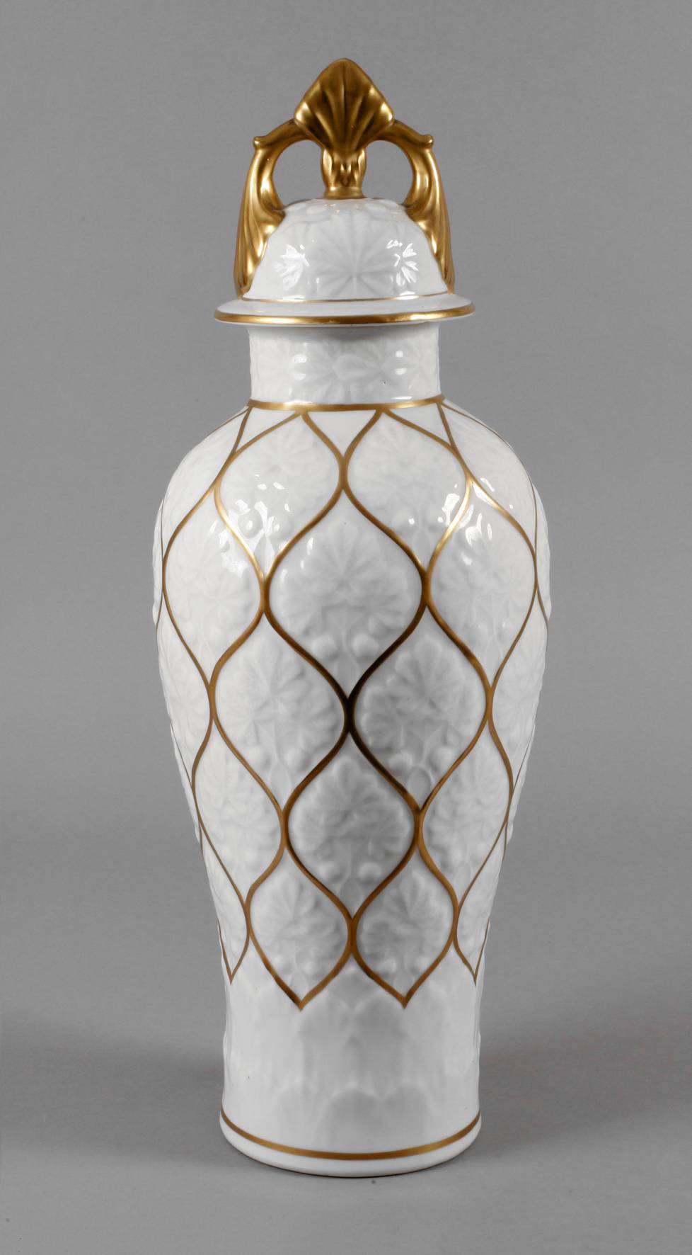 Große Deckelvase Art déco