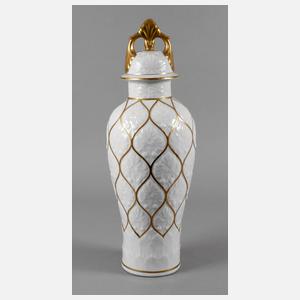 Große Deckelvase Art déco