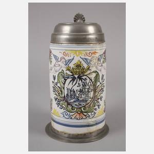 Erfurter Fayencewalzenkrug