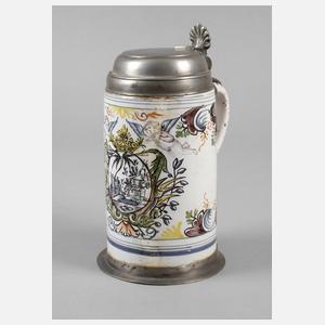 Erfurter Fayencewalzenkrug