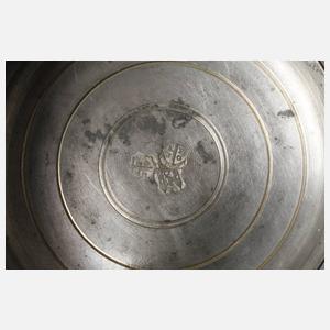 Schlanker Bunzlauer Steinzeugwalzenkrug