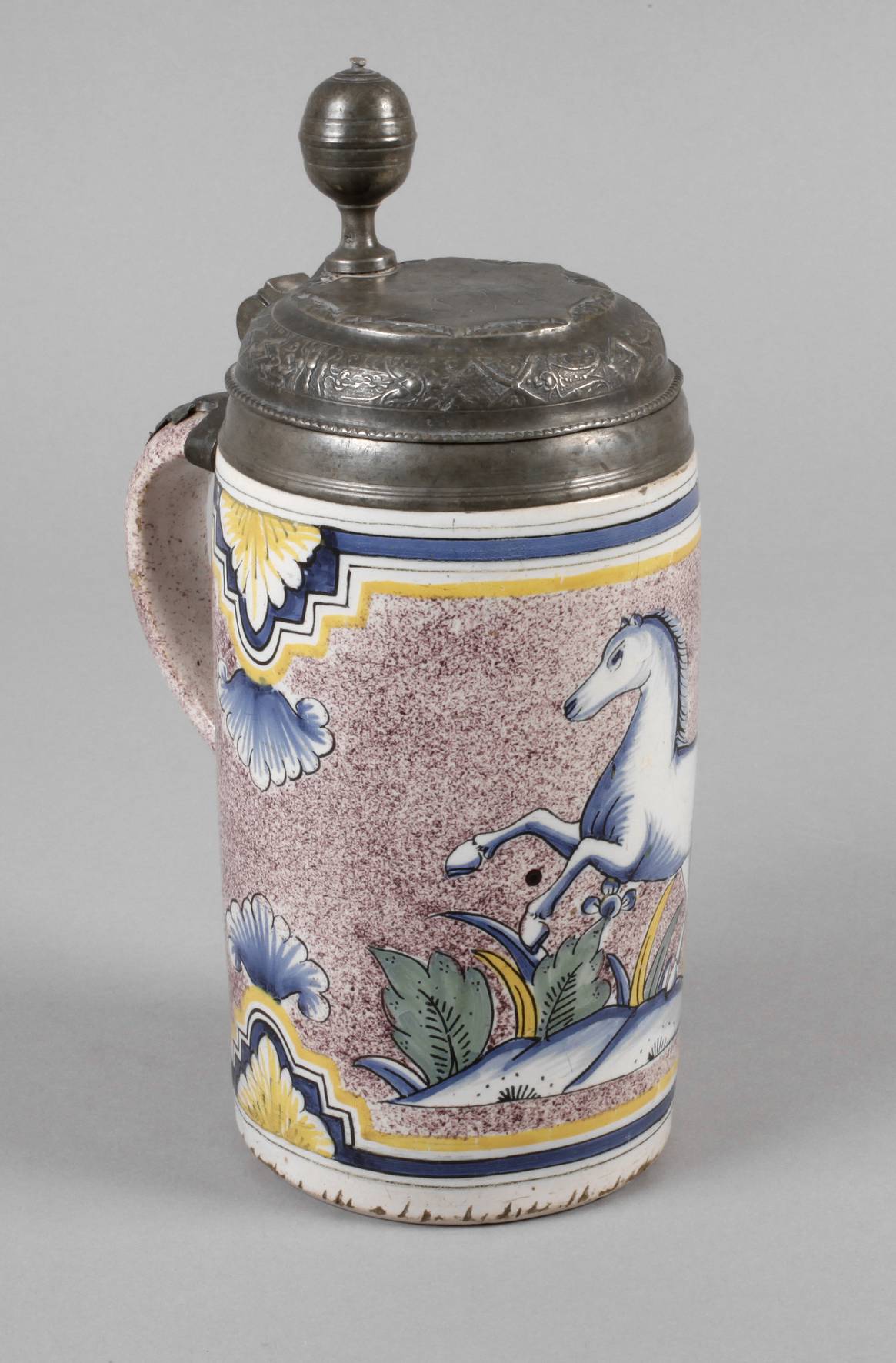 Erfurter Fayencewalzenkrug