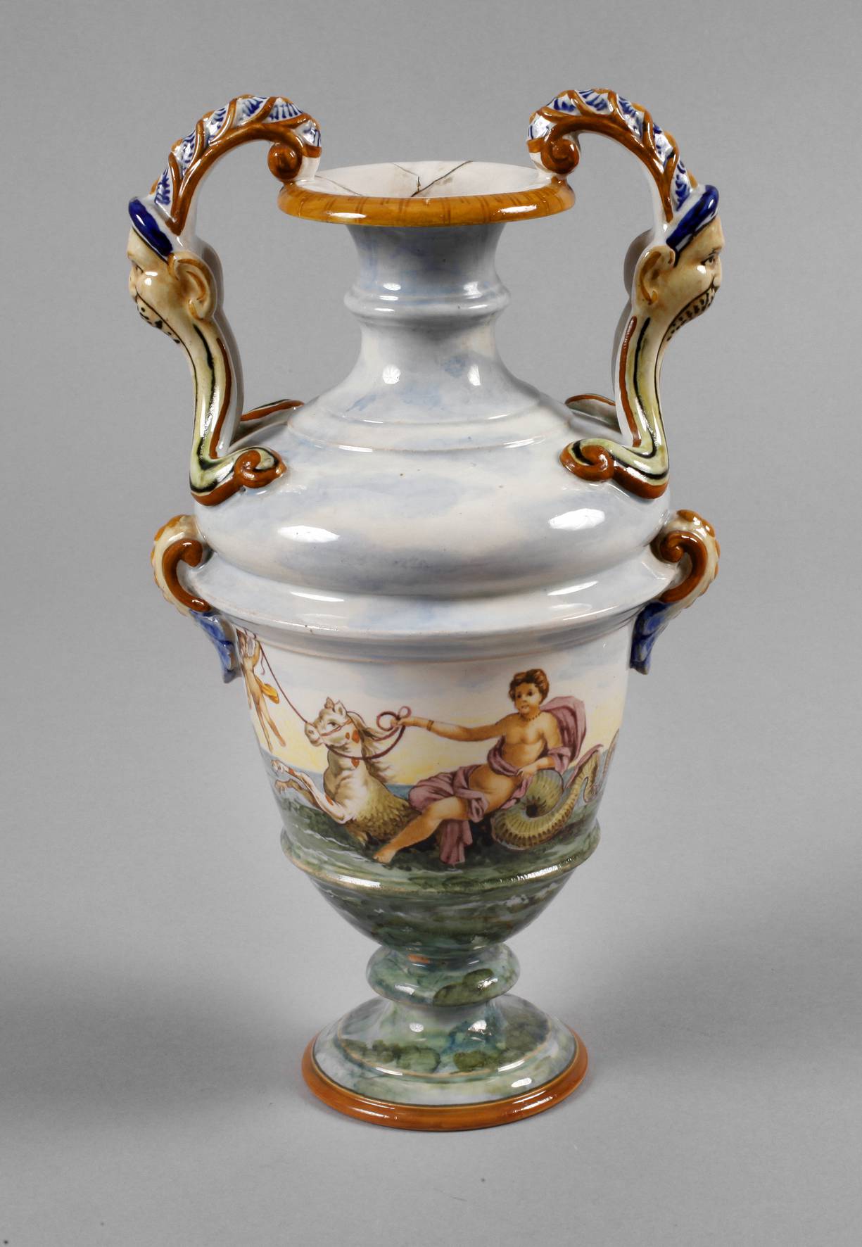 Ginori Italien Fayencevase