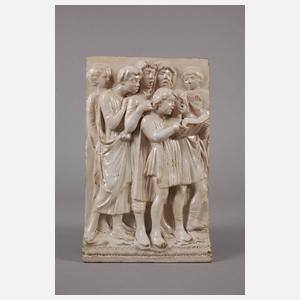 Italien Reliefplatte Cantoria nach Luca della Robbia