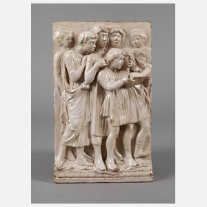 Italien Reliefplatte Cantoria nach Luca della Robbia
