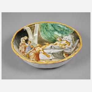 Tiefe Majolikaschale Italien