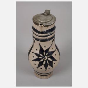 Drei geritzte Birnenkrüge Westerwald