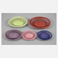 Amberg fünf Korbschalen111