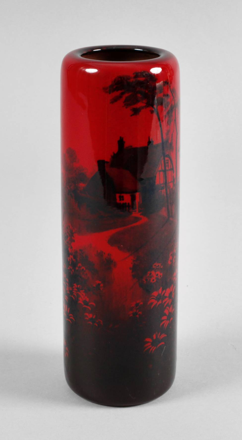 Royal Daulton Vase Landschaftsdekor