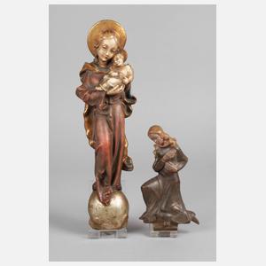 Zwei Heiligenfiguren