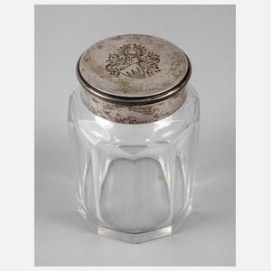 Deckeldose mit Ritterwappen