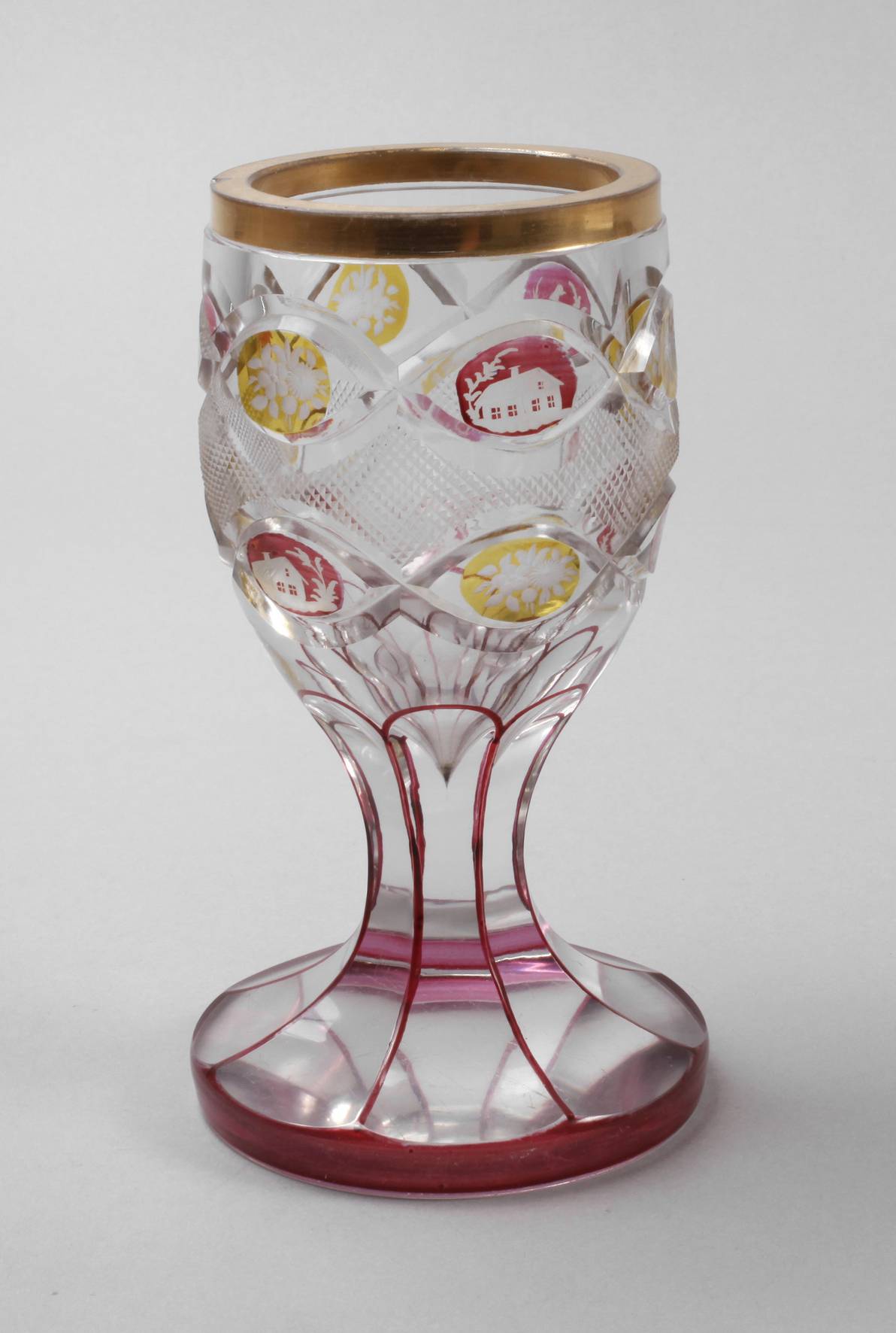 Großer Biedermeierpokal