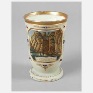 Ansichtenbecher Eingang i. d. zu Adersbach