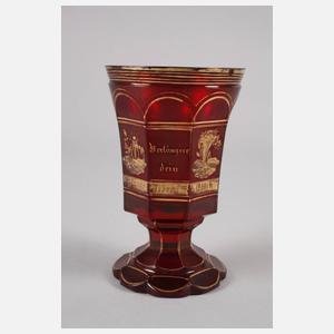 Biedermeier-Andenkenbecher