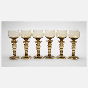 Sechs Weinrömer Historismus