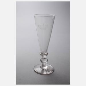 Drei Sektkelche aus Adelsbesitz