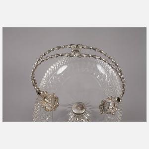 Biedermeier Silbertazza