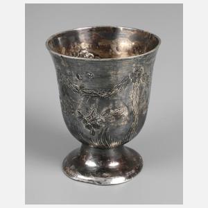 Klassizistischer Silberbecher