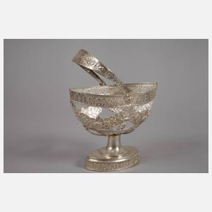 Klassizistisches Silberkörbchen