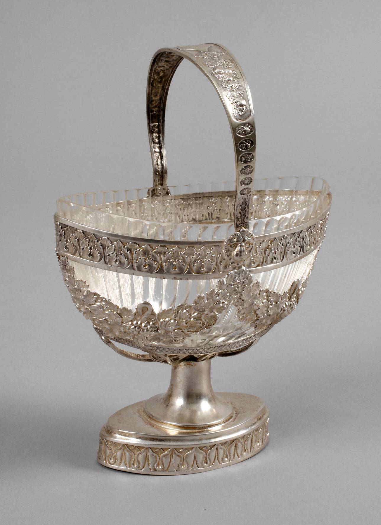 Klassizistisches Silberkörbchen