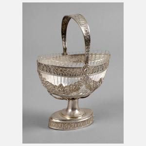Klassizistisches Silberkörbchen