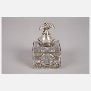 Paris Tintenfass mit Silbermontierung