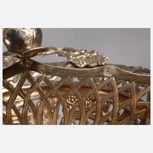 Silber Anbietschale Biedermeier