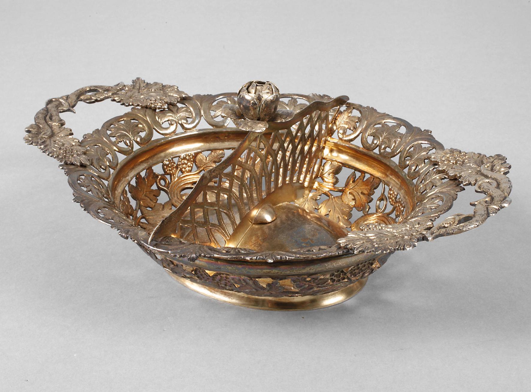 Silber Anbietschale Biedermeier