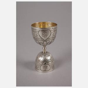 Hochzeitsbecher Silber