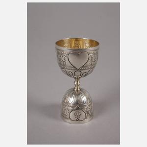 Hochzeitsbecher Silber