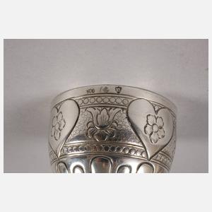 Hochzeitsbecher Silber