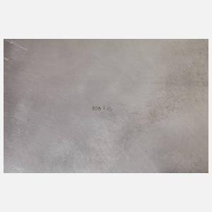 Silber Zucker-/Sahneset