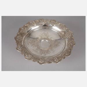 Zwei Silberschalen und zwei Salieren