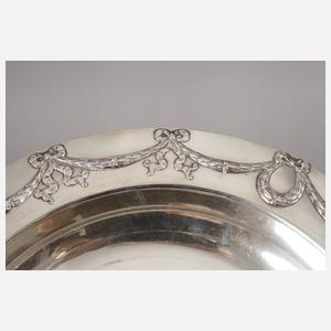 Großer Vorlegeteller Silber