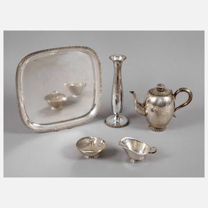 Wilkens Silberset Art déco