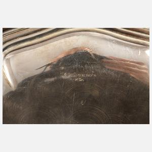 Silbertablett Dresdner Hofmuster