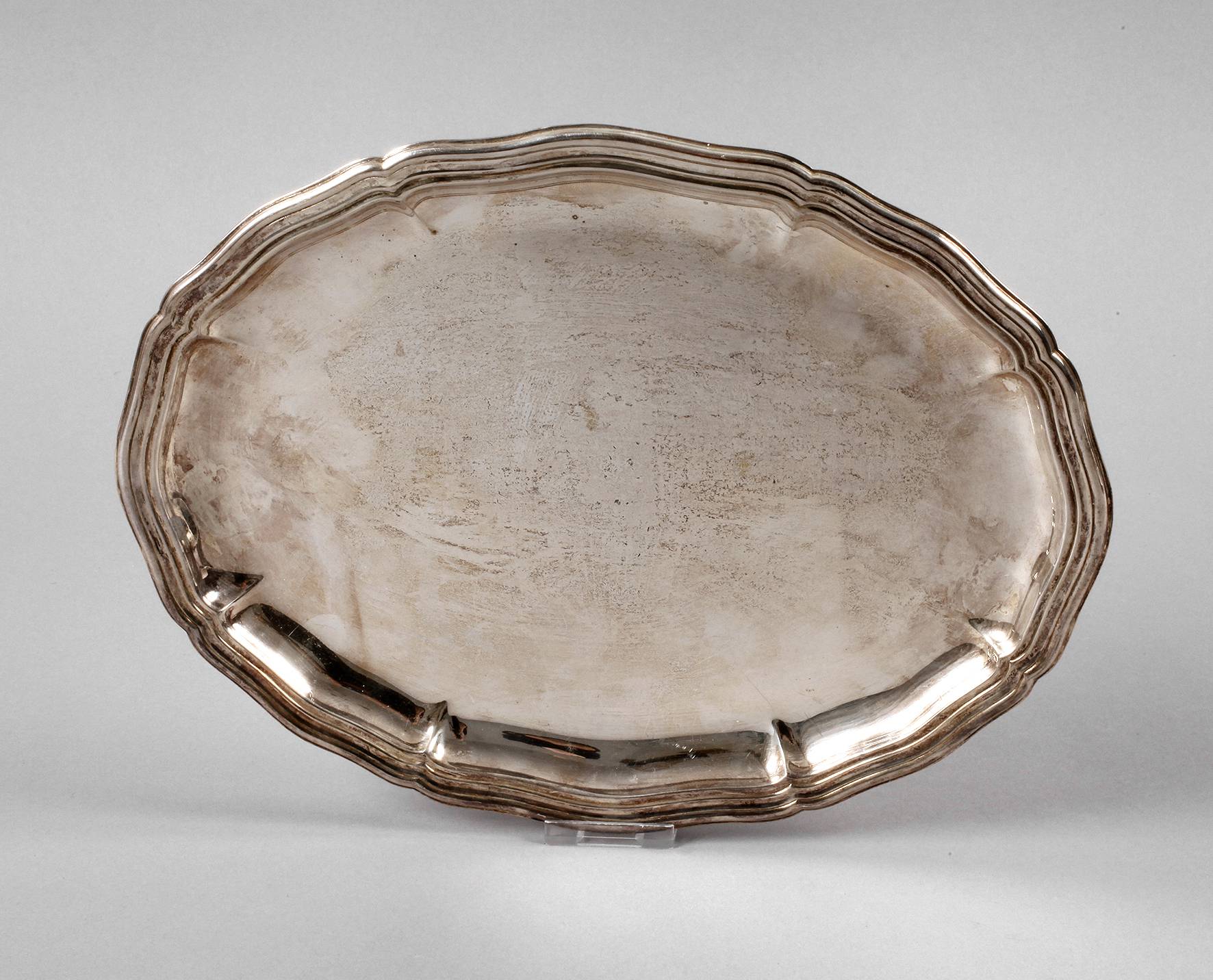 Silbertablett Dresdner Hofmuster