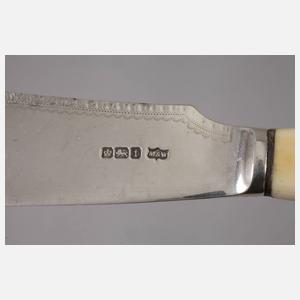 Sheffield England Fischvorlegebesteck