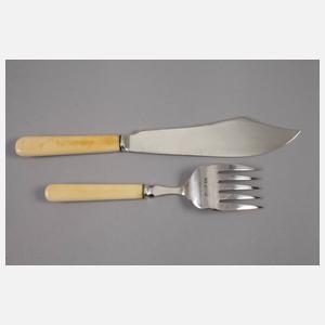 Sheffield England Fischvorlegebesteck