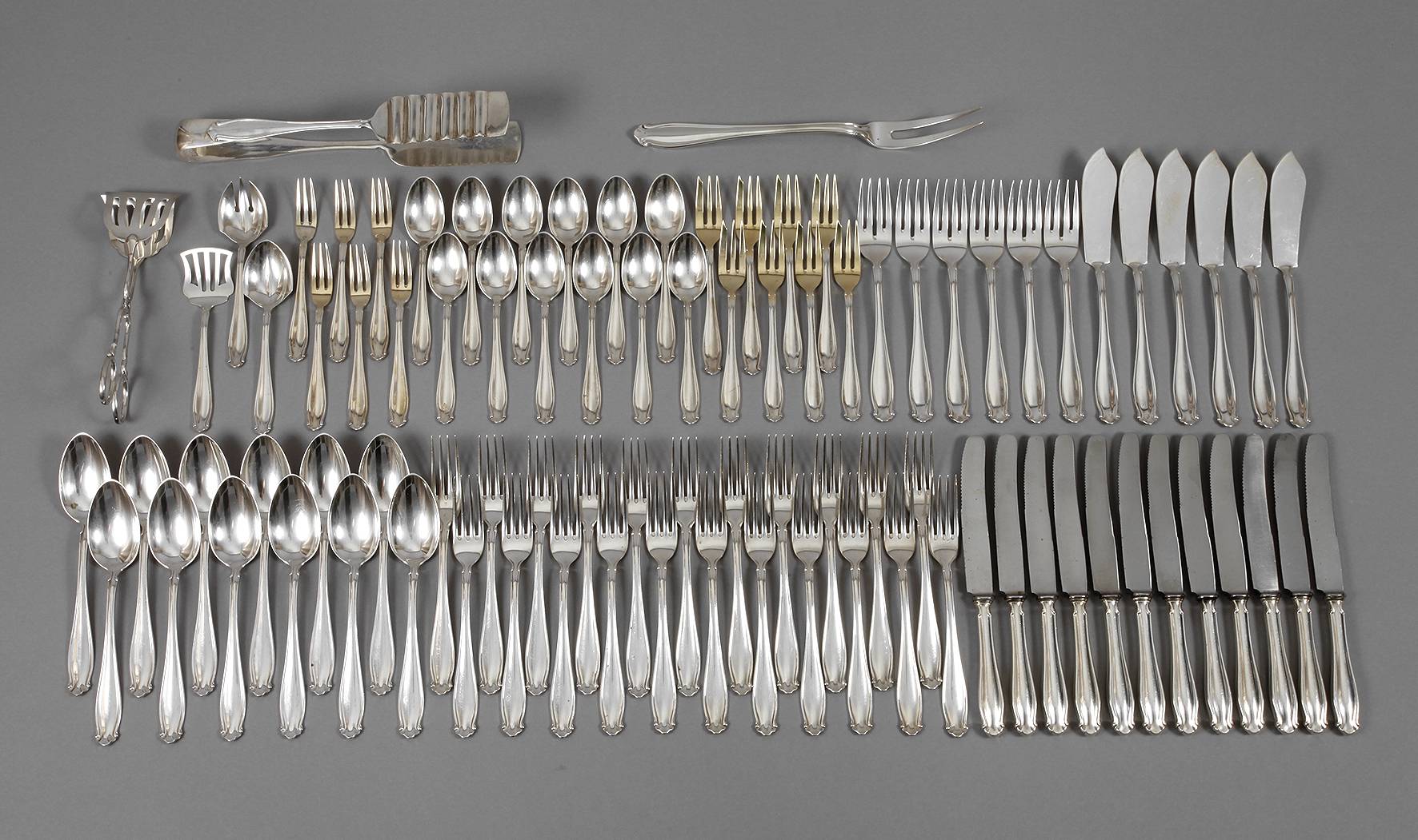 Silberbesteck Art déco