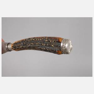 Großes jagdliches Tranchierbesteck