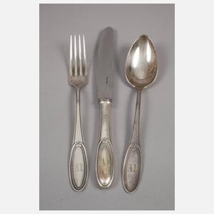 Wellner großes Jugendstilbesteck im Kasten