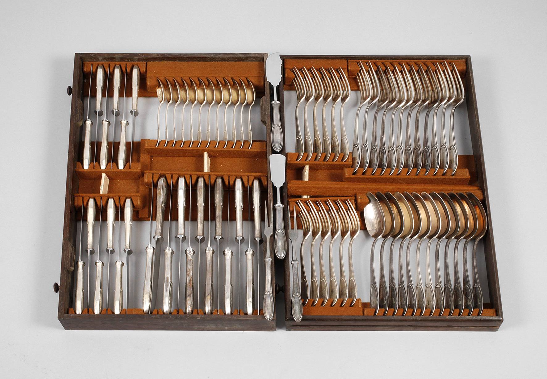 Wellner großes Jugendstilbesteck im Kasten