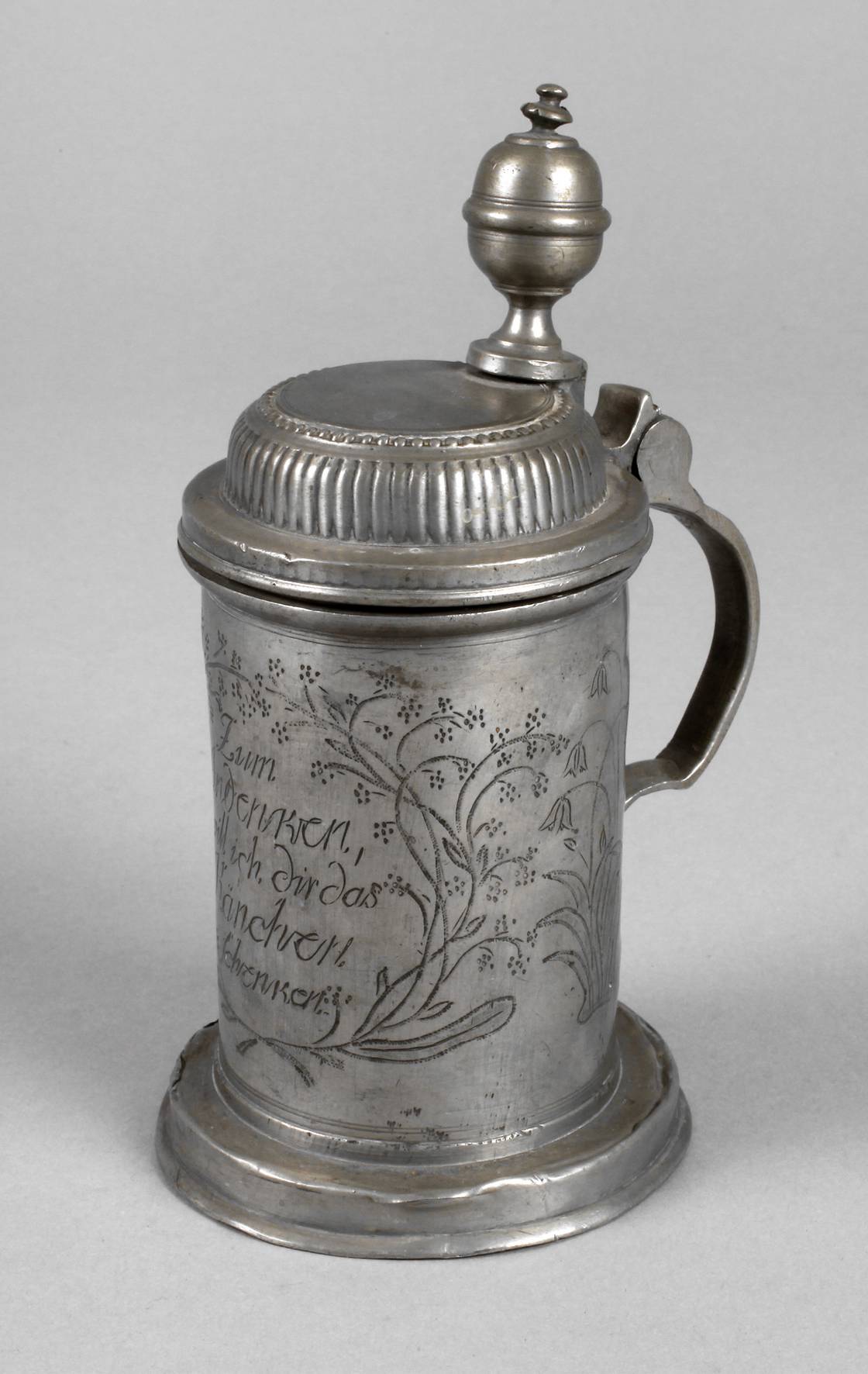 Kleiner Andenkenkrug Zinn