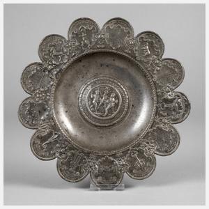 Schweizer Reliefteller mit Rütlischwur