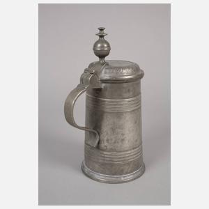 Drei Teile fränkisches Zinn