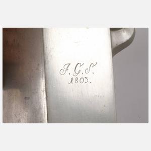 Große Erntekanne Zinn