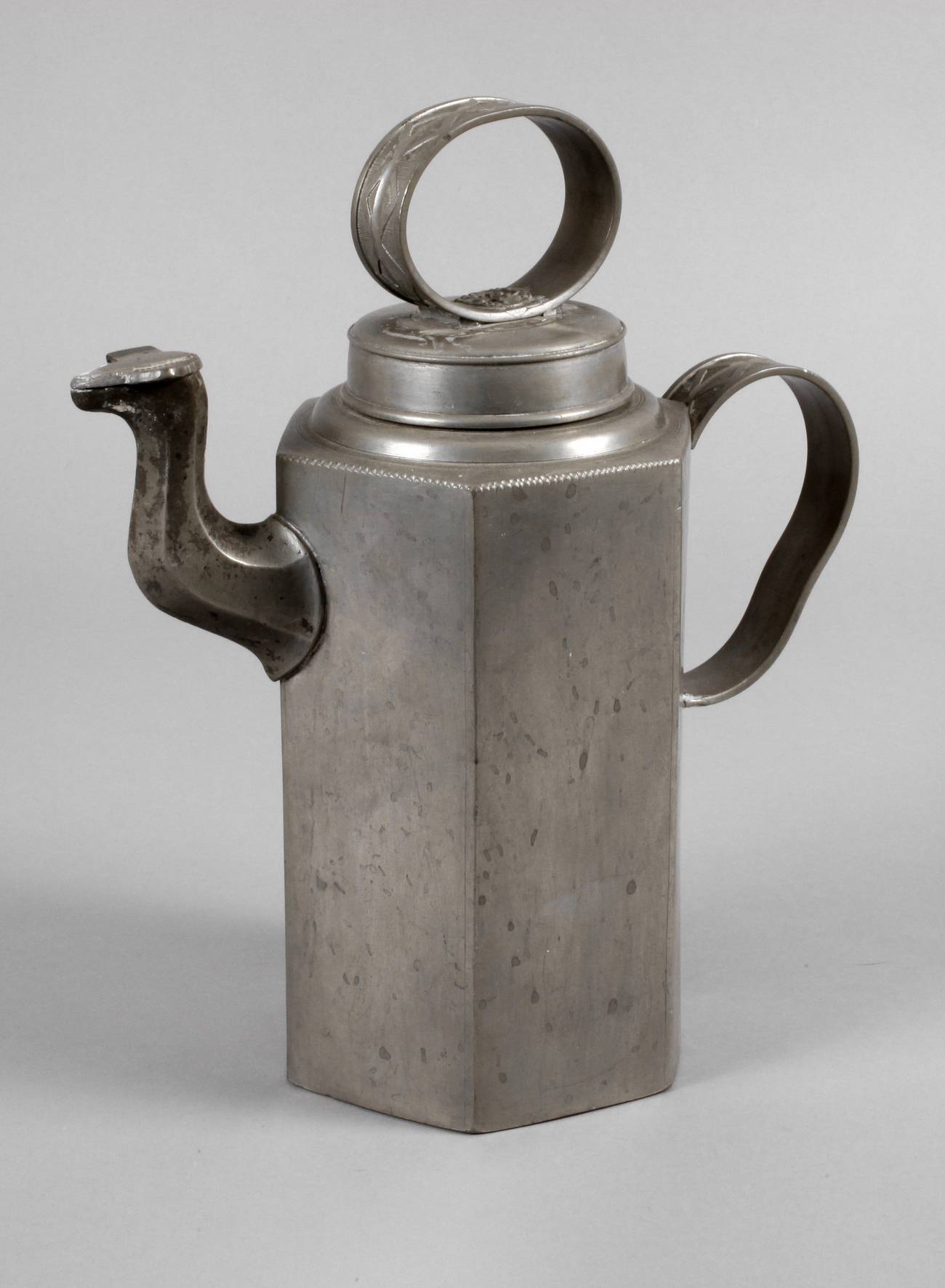 Große Erntekanne Zinn