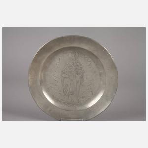 Zwei Teile Erfurter Zinn