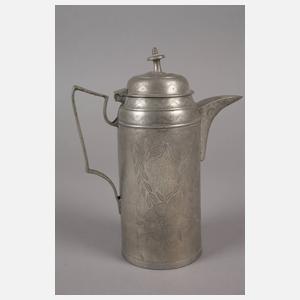 Zwei Teile Erfurter Zinn